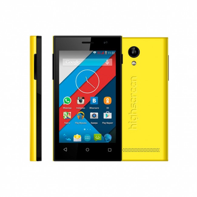 Highscreen Pure J Yellow Highscreen Pure J Yellow