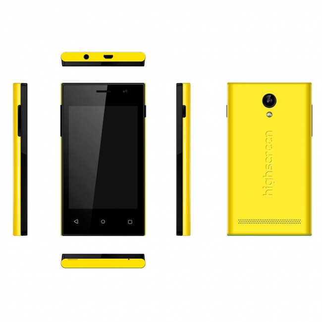 Highscreen Pure J Yellow Highscreen Pure J Yellow